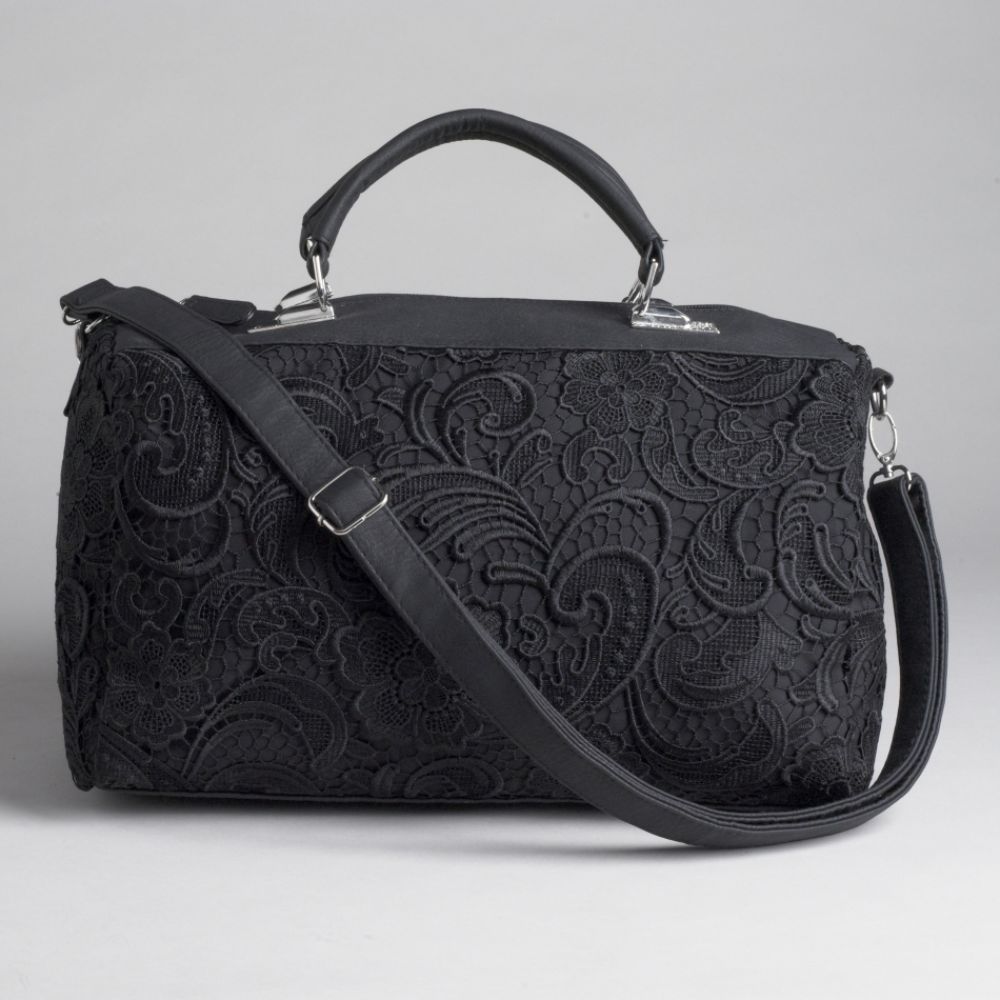 Kardashian Kollection Lace Bowler Bag