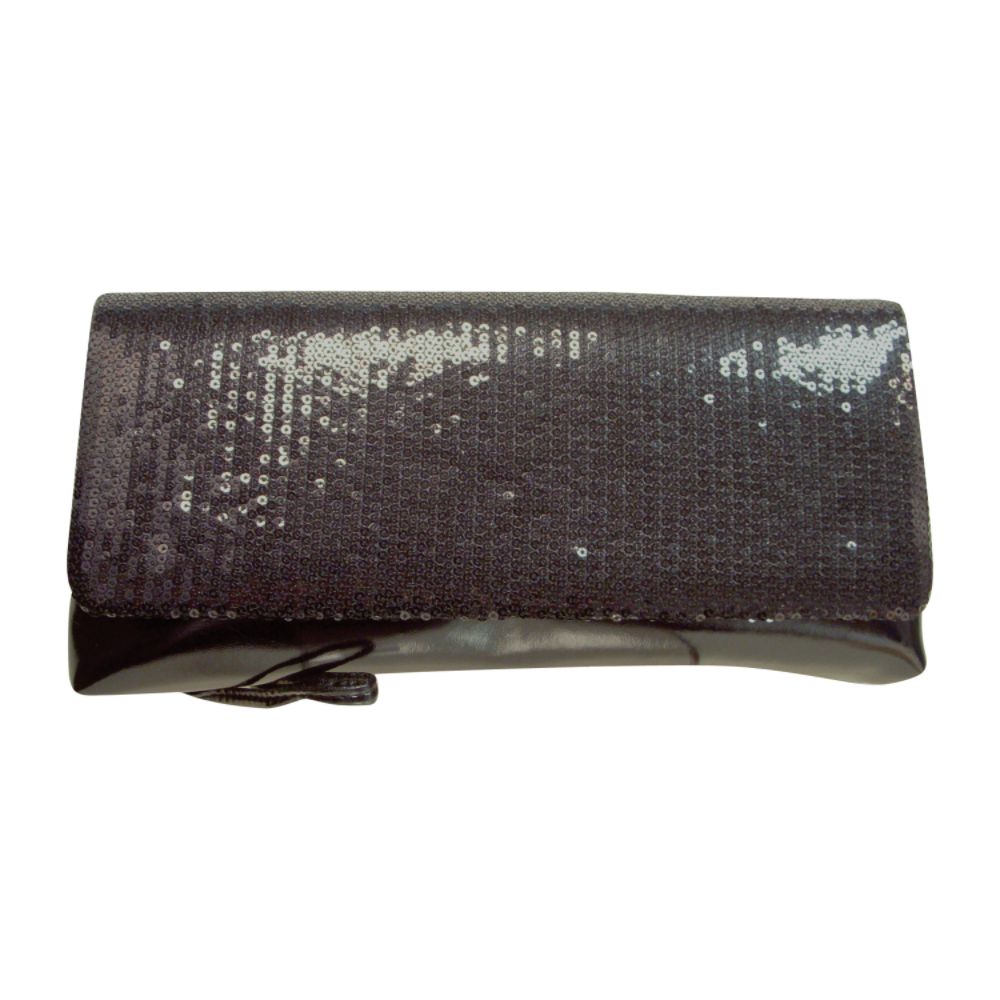 La Regale Sequin Flap Clutch