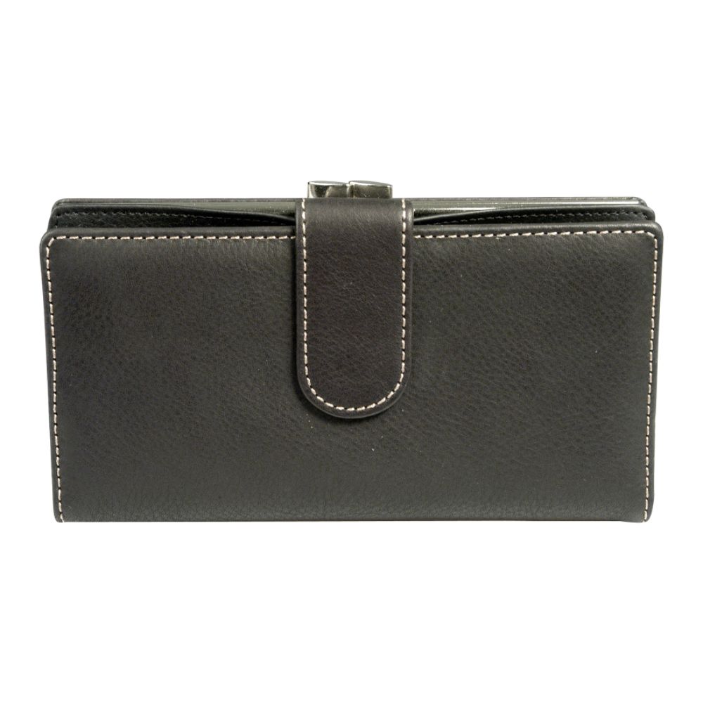 Mundi Rio Leather Framed Clutch