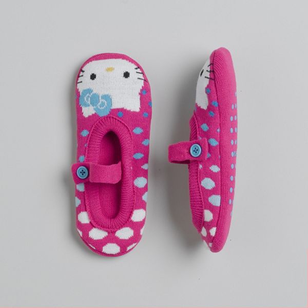 Hello Kitty Polka Dot Maryjane Slipper Sock