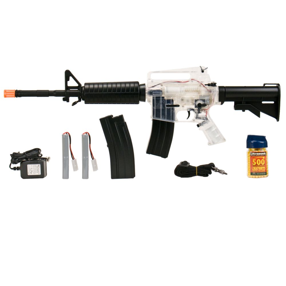 Soft Air USA Fire Power M4A1 F4 Boys Dual Shotgun