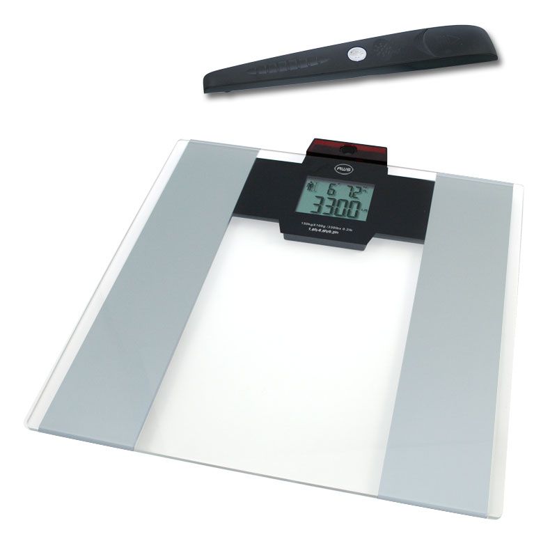 American Weigh Scales 330HRS BMI Fitness Scale w/Height Wand 330lb x 0.2lb