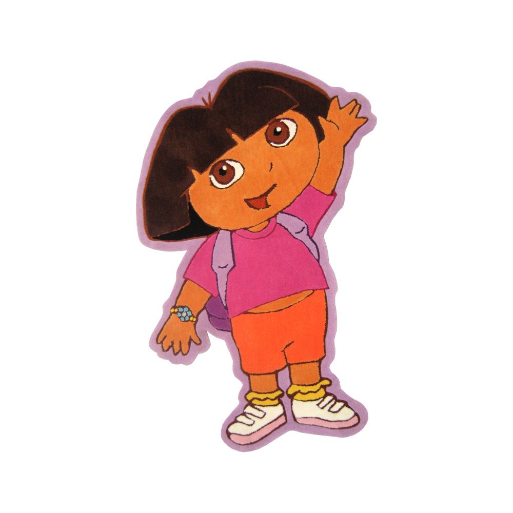 Dora the Explorer Shaped Area Rug - 13sqft
