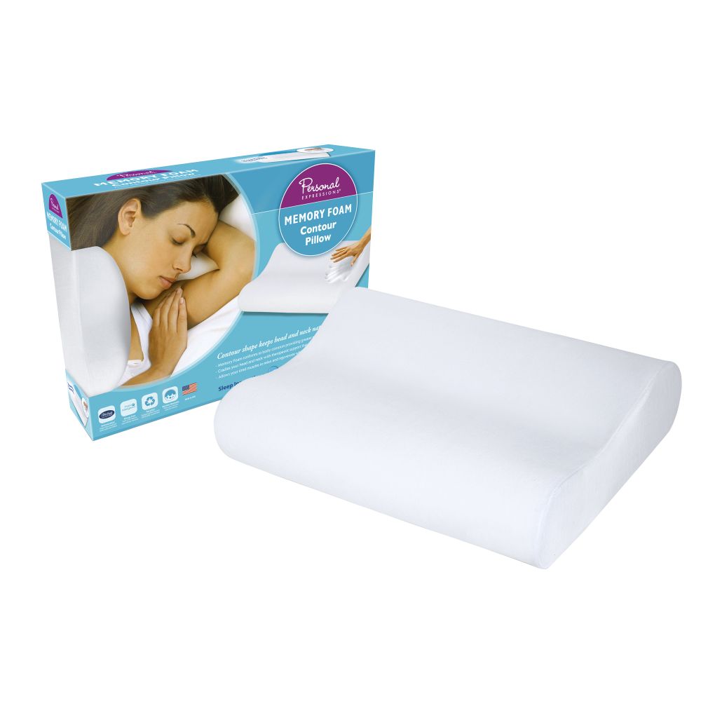 Memory Foam Beds Pros  Cons on Personal Expressions Memory Foam Contour Pillow Reviews   Mysears