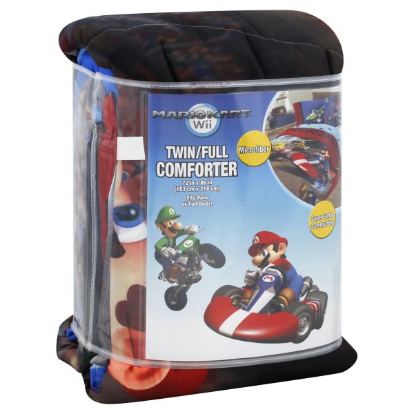 Licensed Kids Franco Manufacturing Comforter, Nintendo MarioKart Wii, Twin/Full, 1 comforter at Sears.com