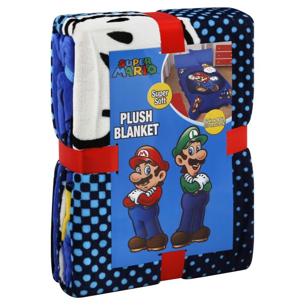 Licensed Kids Franco Manufacturing Plush Blanket, Super Mario, 1 blanket at Sears.com