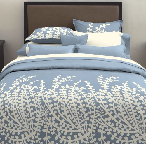 Manor Hill Branches French Blue Full/Queen