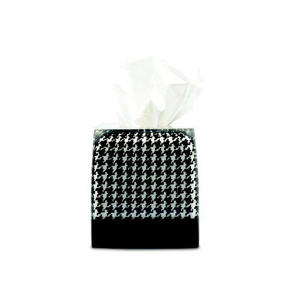 Blonder Home Houndstooth Tissue Box Cover