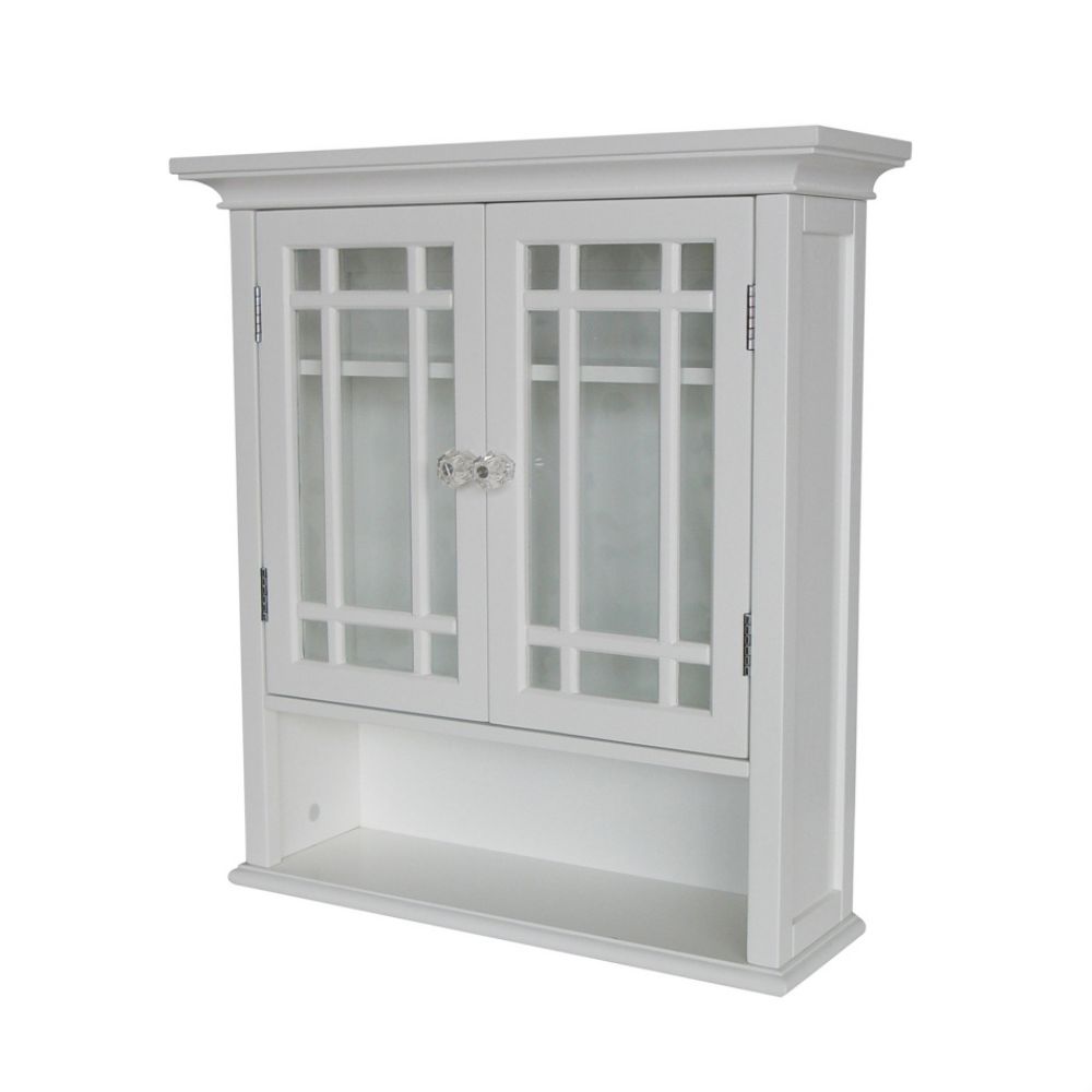 Elite Home Fashions Neal Wall Cabinet with 2 Doors and 1 shelf at Kmart.com