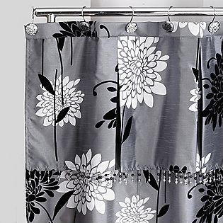 Shower Curtain With Valance Attached from Sears.