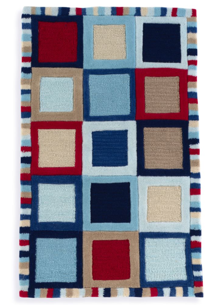 Colormate Kids Colorblock Boys Rug