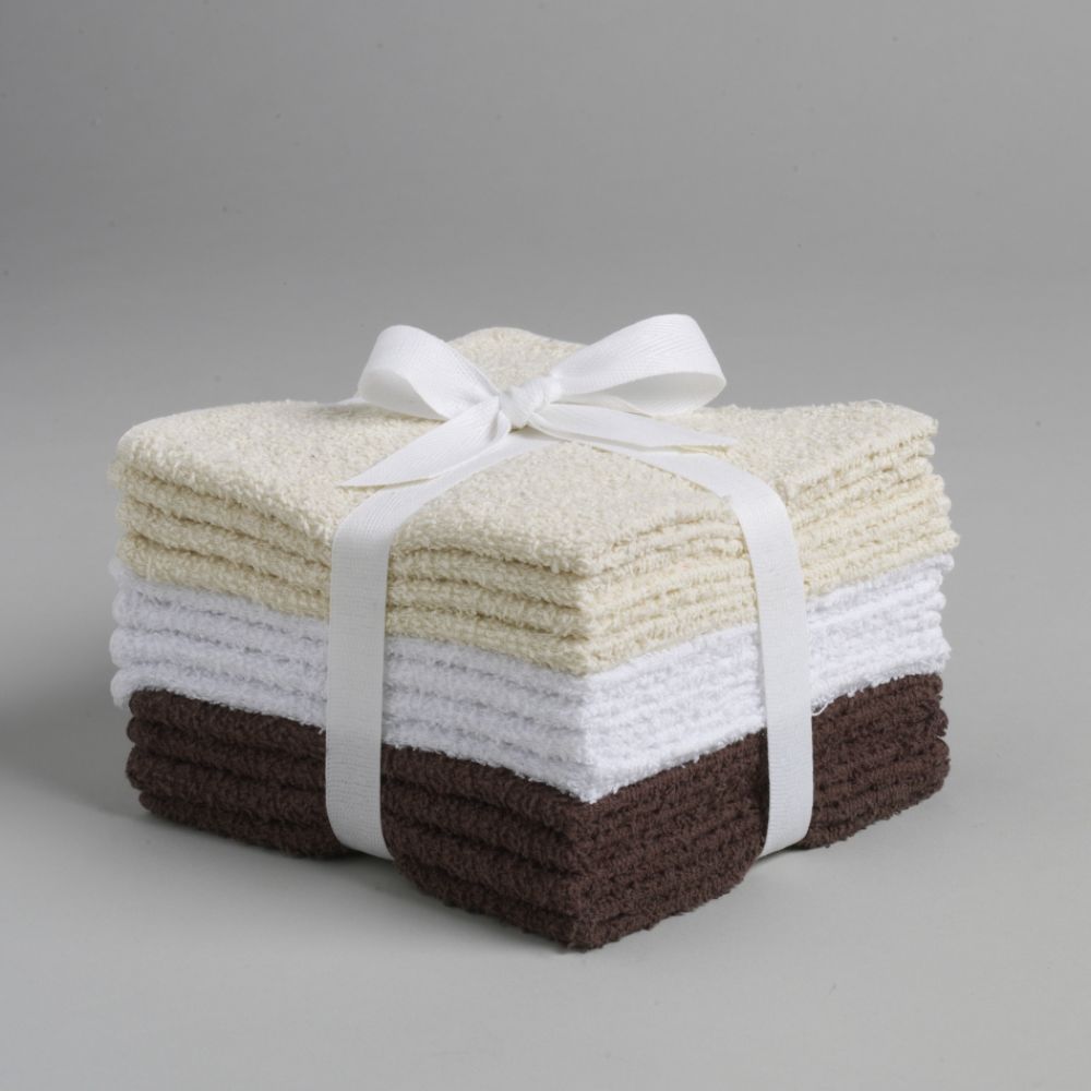 COEXIST by Cannon 12 Pack Neutral Washcloth Set