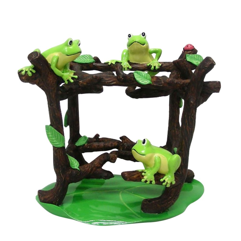 Colormate Leaping Frogs Toothbrush Holder