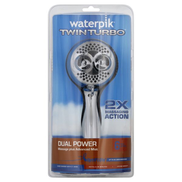 Waterpik TwinTurbo Hand Shower, Dual Power, 1 showerhead at Sears.com