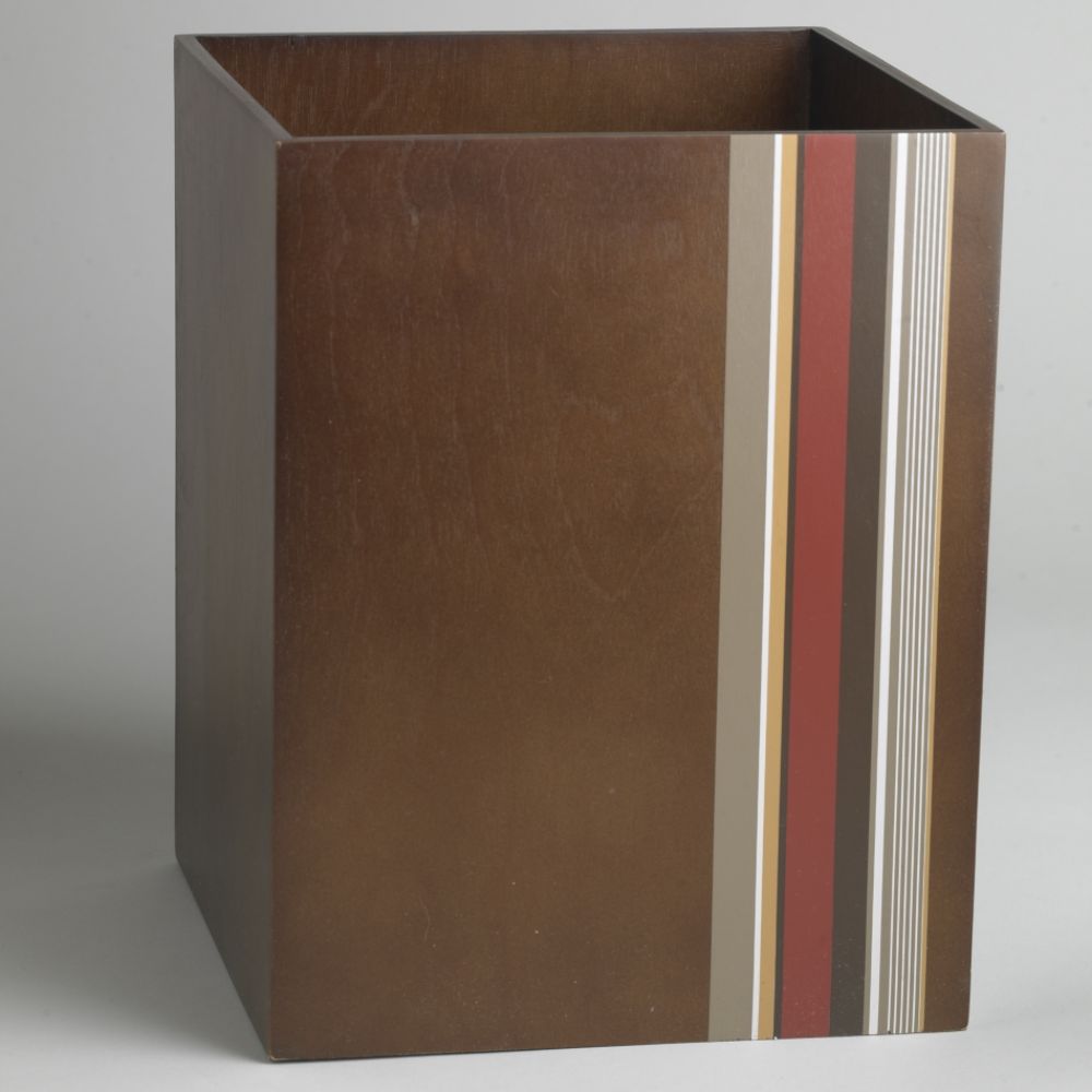 Cannon Eastside Stripe Red Wastebasket at Kmart.com