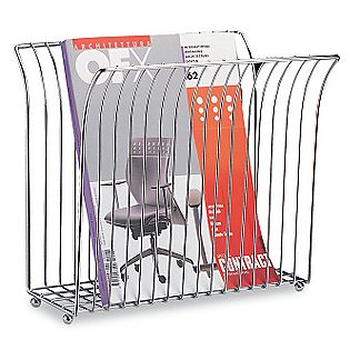 Organize It All Wide Top Magazine Rack - Bed & Bath - Shower ...
