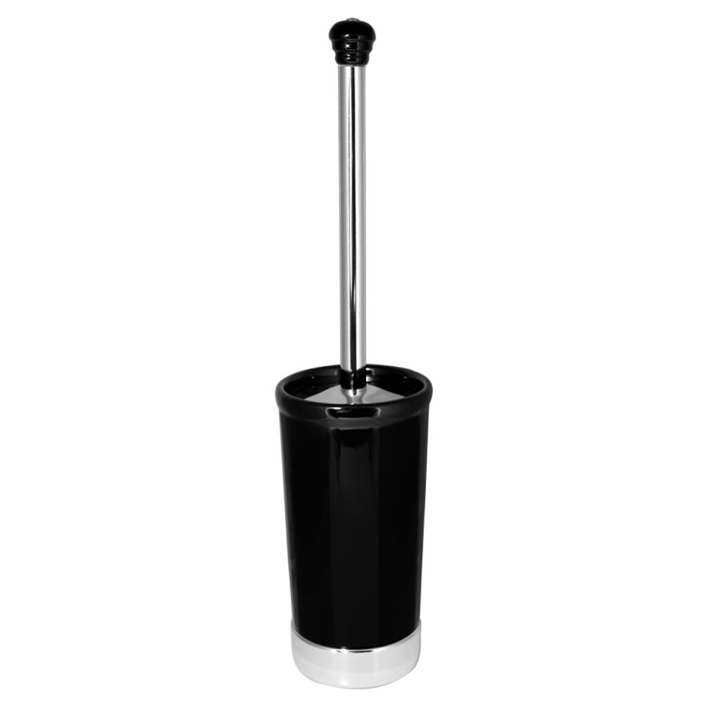 Inter Design York Black Chrome Bowl Brush