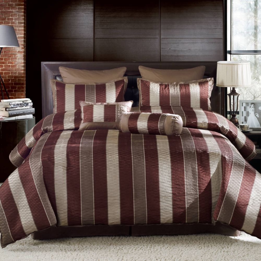 Oxford Purple 8pc Comforter Set