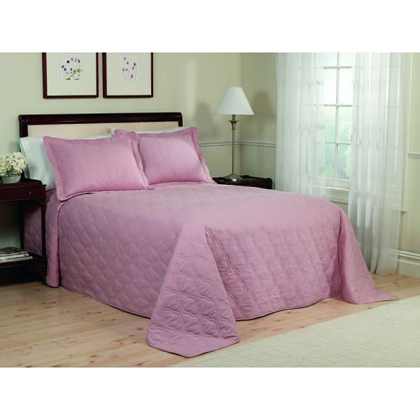 Cannon Rose Trellis Solid Bedspread Mini Sets 