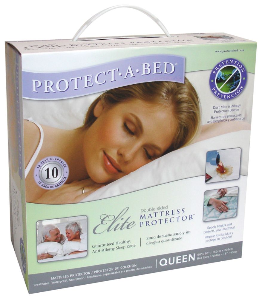 Protect-A-Bed ELITE Reversible Double-Sided Terry Cotton Top & Bottom, Waterproof/Allergy Proof Mattress Protector at Sears.com