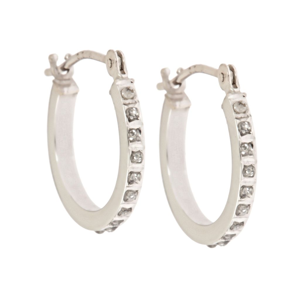Radiance 14Kt White Gold & Sterling Silver