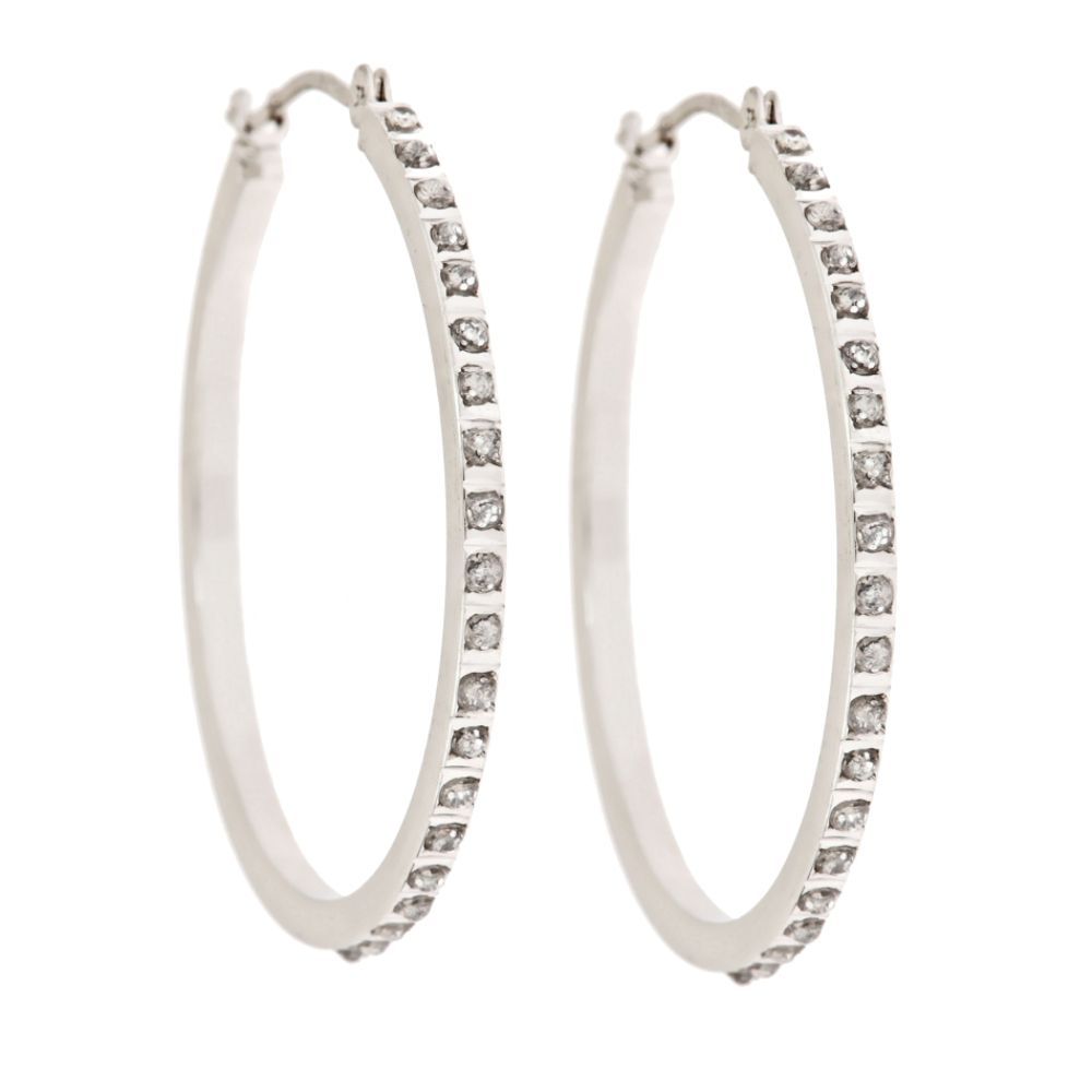 Radiance 14Kt White Gold & Sterling Silver