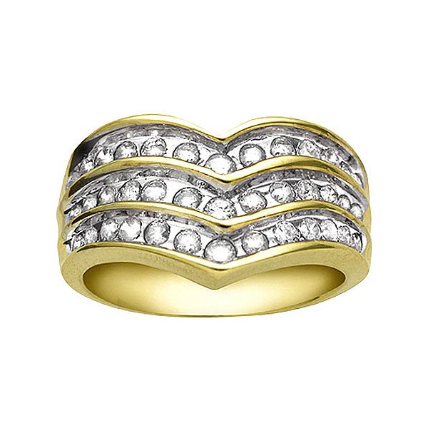 1 Cttw Chevron Diamond Band 104682