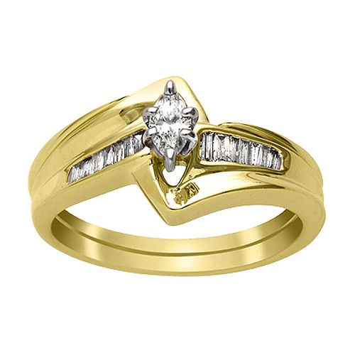 1/3ct Bridal Set