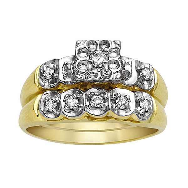 1/4 Cttw Diamond Bridal Set