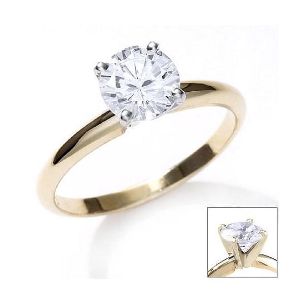 1 Cttw Round Diamond Solitaire Ring 14k 104261