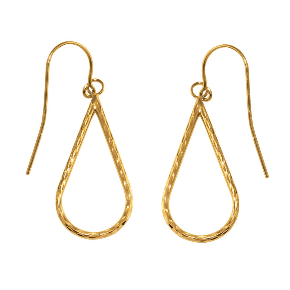 Teardrop Dangle Earrings 10K Yellow Gold. at Kmart.com