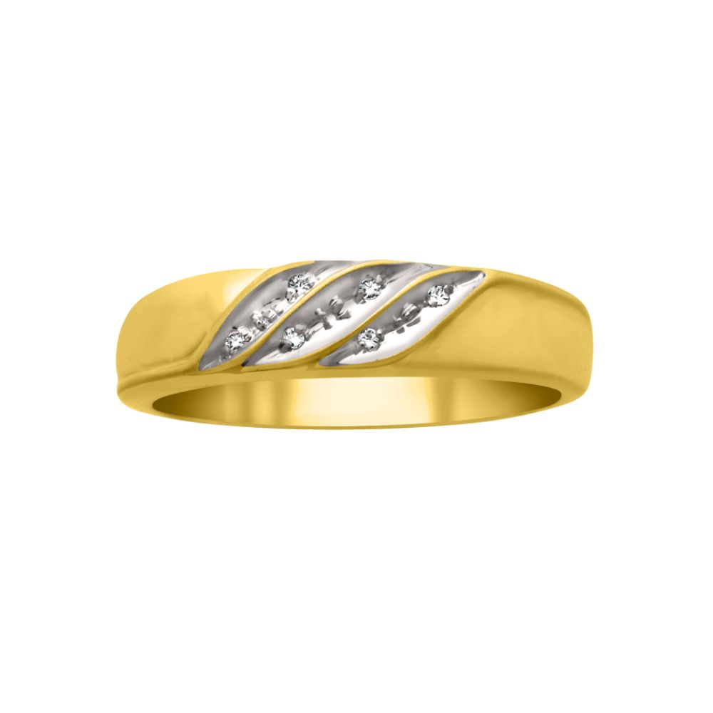 1 33ct tw Diamond Men's Wedding Band 10K Yellow Gold Sold by Kmart