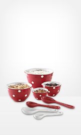 Mixing Bowls, Measuring Cups & Spoons