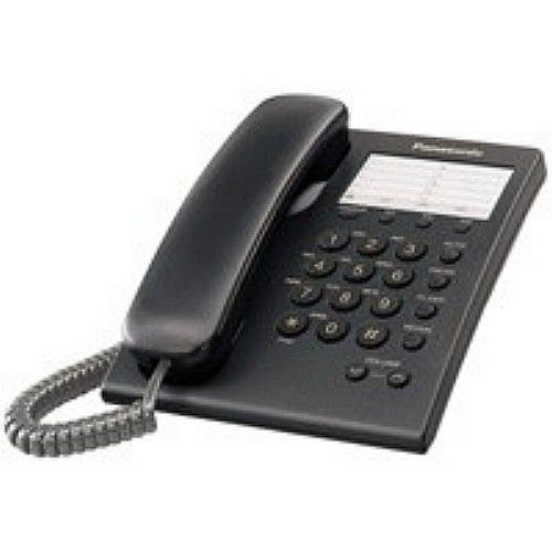 Panasonic Integrated Telephone System with Emergency Button, Black