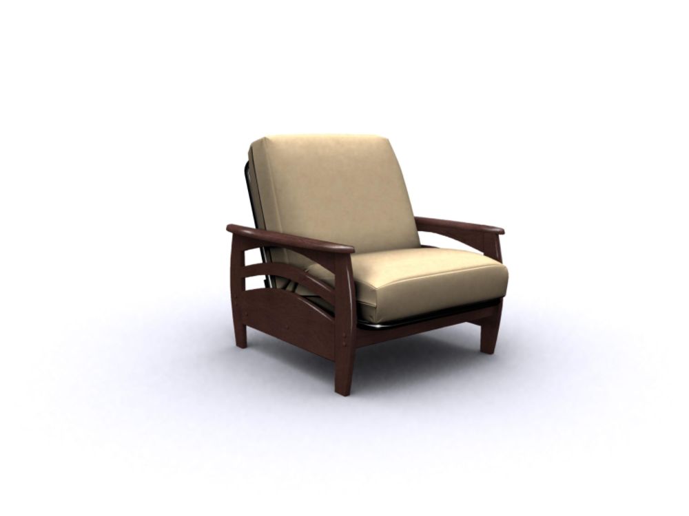 Elite Products Montego-Jr. Twin Chair Metal Wood Walnut at Kmart.com
