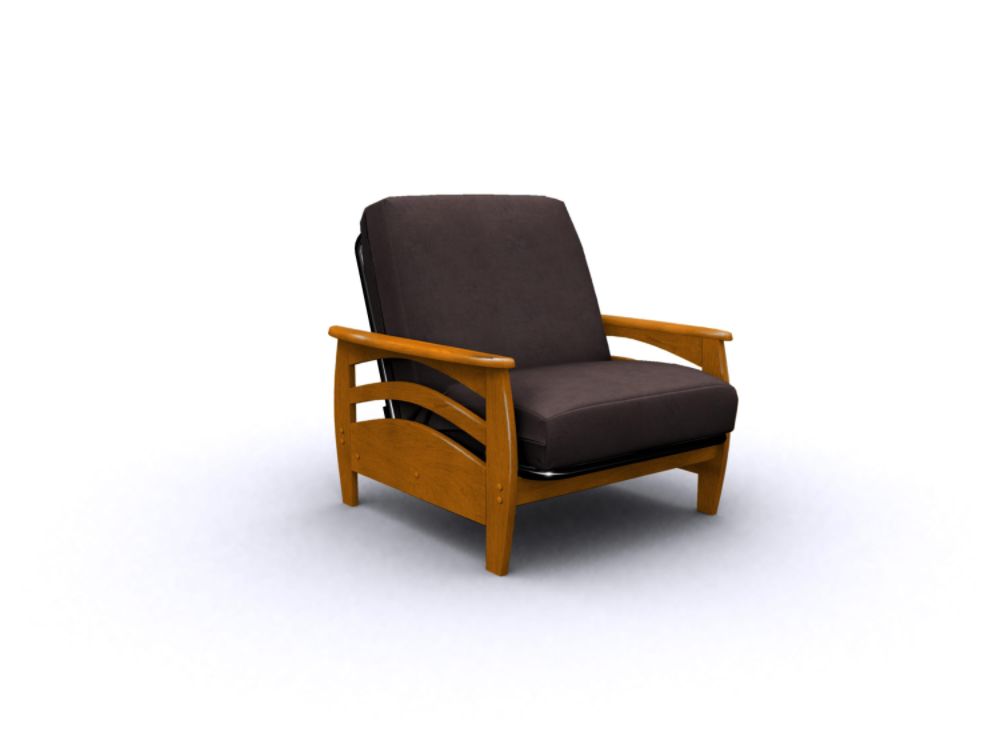 Elite Products Montego-Jr. Twin Chair Metal Wood Honey Oak at Kmart.com