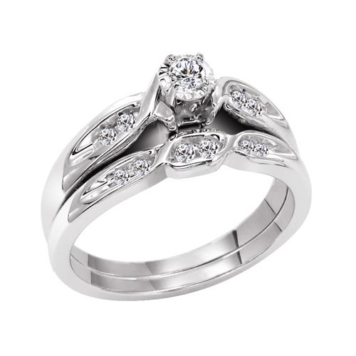 Orange Blossom 14K Greatest Moment - 1/5 cttw Diamond Engagement Set