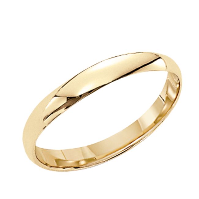 2Mm Ladies 14Kt Yg Wed Band