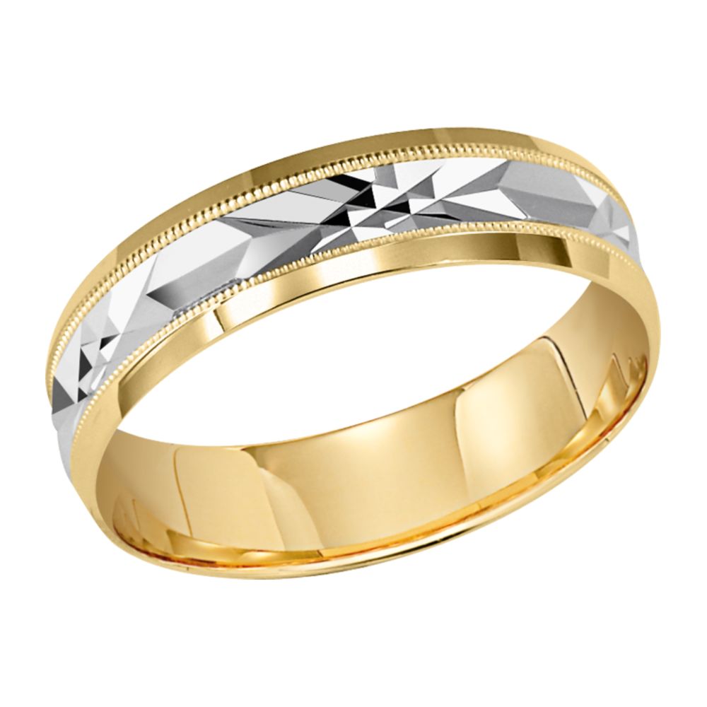 Milgrain Engraved Ladies 10Kt Yg Wed Band at Kmart.com