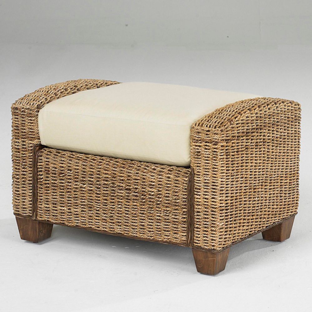 Home Styles Cabana Banana 20 5"H Ottoman - Honey Oak