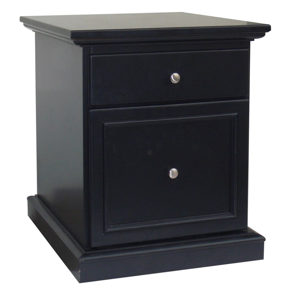 Home Styles Bedford Mobile File Cabinet Ebony