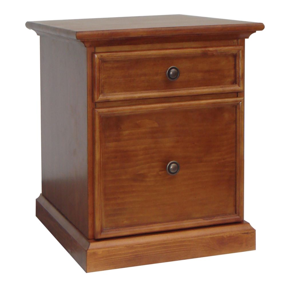 Home Styles Ponderosa Mobile File Cabinet Pine
