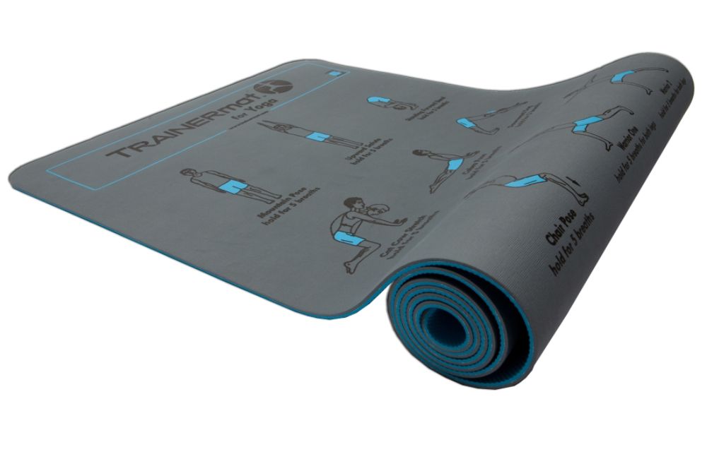 Trainermat TRAINERmat for Yoga (Grey/Blue)