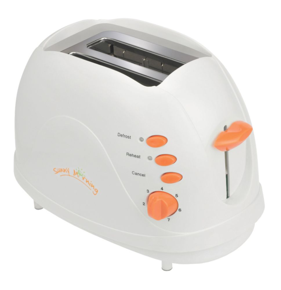 Kalorik Sunny Morning Tangerine 2 Slice Toaster