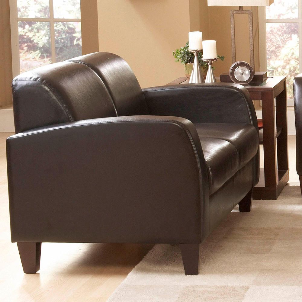 Oxford Creek Loveseat in PU in Rich Dark Chocolate at Sears.com