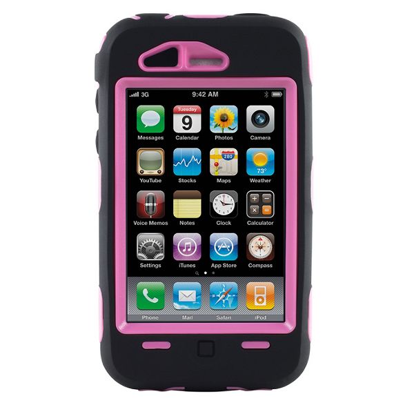Mobile Phone Accessories Otterbox Iphone 3g/3gs Defender Case (black/pink) OTTR194222