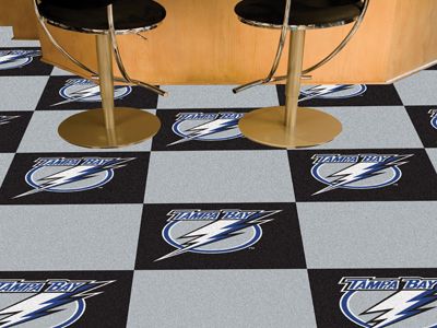 Fanmats Tampa Bay Lightning Team Carpet Tiles