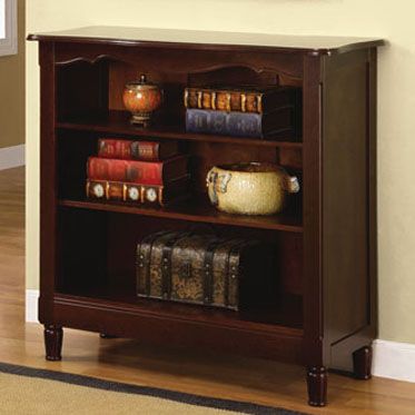 L Powell "Brown Cherry" Bookcase - overpacked