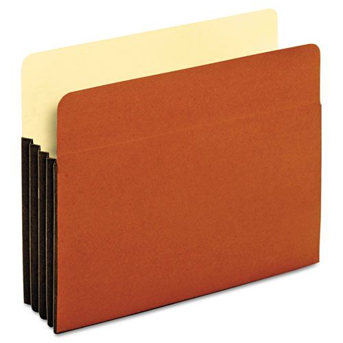 Globe Weis Drop Front File Pocket with Tyvek Lined Gussets