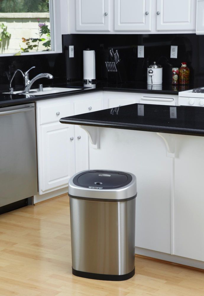 Nine Stars 11.1 gallon Nine Stars Motion Sensor Trashcan